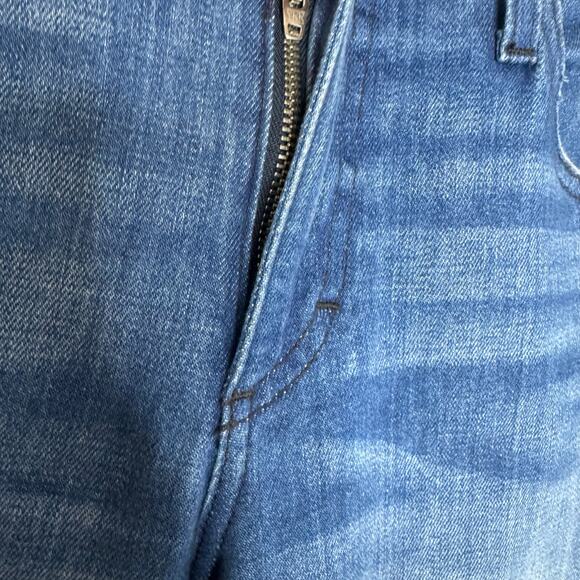 AMO  Stix Crop Ankle Jeans Bluebeam Stretch Blue Preppy Women's 27 - Picture 9 of 12